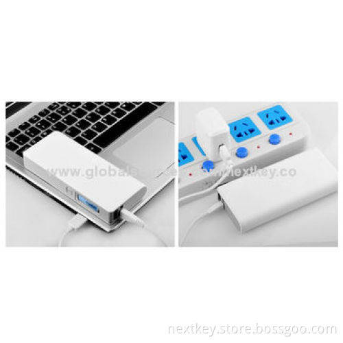 Wireless power bank with 8,800/10,400mAh capacity,5V 2.1A output